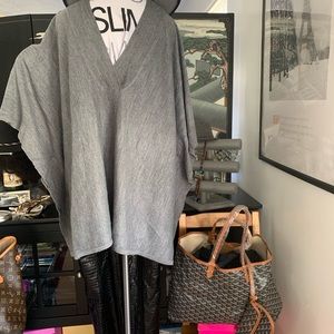 Knit Grey Cape